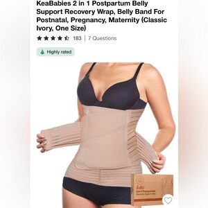 KeaBabies Postpartum Belly Support Wrap/Band